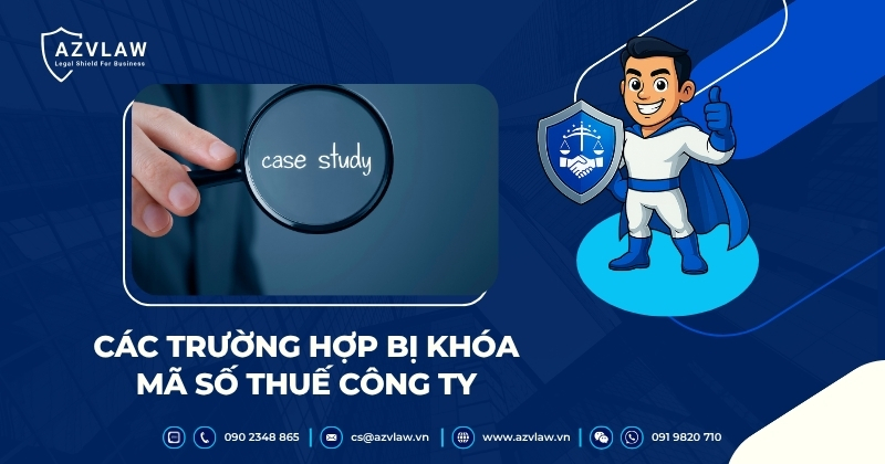 Các trường hợp bị khóa mã số thuế công ty