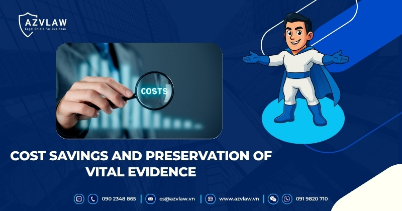 Cost Savings and Preservation of Vital Evidence