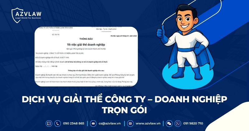 Dịch vụ giải thể công ty – doanh nghiệp trọn gói