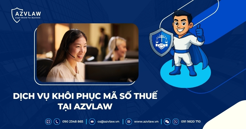 Dịch vụ khôi phục mã số thuế tại AZVLAW