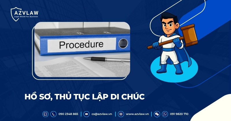Hồ sơ, thủ tục lập di chúc