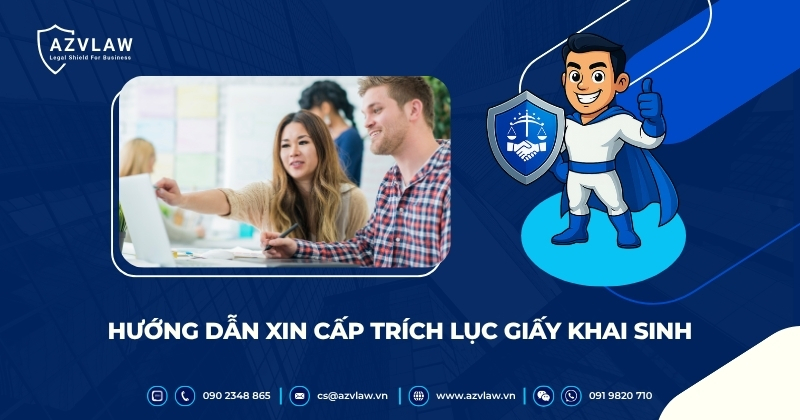 Hướng dẫn xin cấp trích lục giấy khai sinh