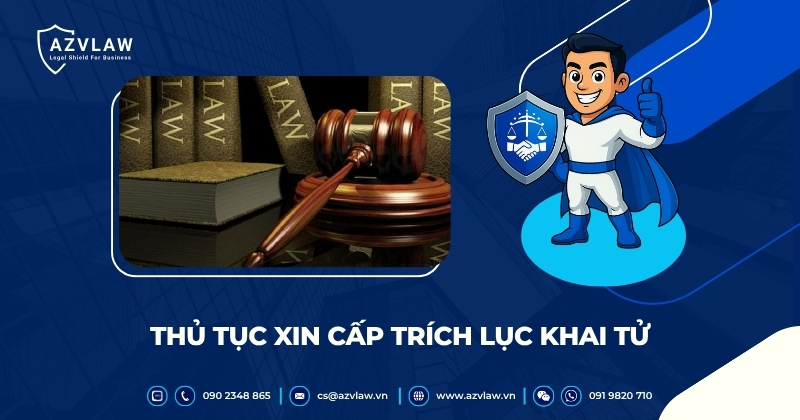 Thủ tục xin cấp trích lục khai tử