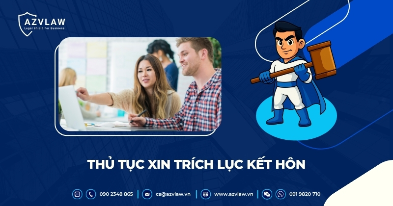 Thủ tục xin trích lục kết hôn