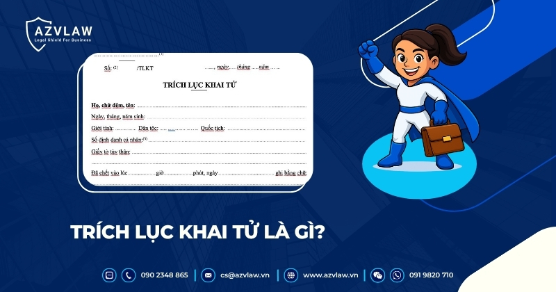 Trích lục khai tử là gì?