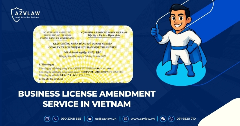 Business license amendment service in Vietnam