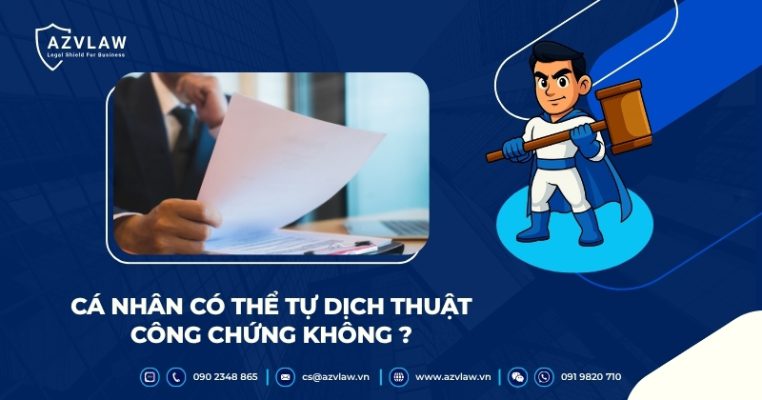 Cá nhân có thể tự dịch thuật công chứng không?
