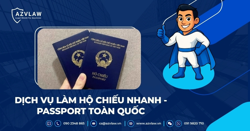 Dịch vụ làm hộ chiếu nhanh - passport trên toàn quốc