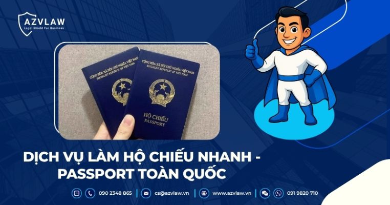 Dịch vụ làm hộ chiếu nhanh – Passport toàn quốc