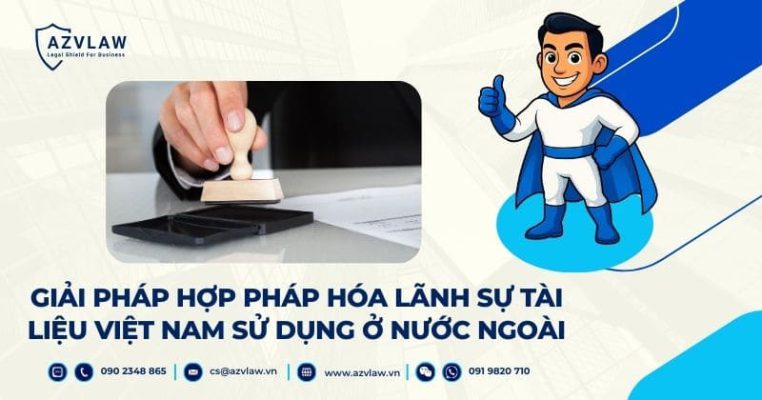 GiảI pháp hợp pháp hóa lãnh sự tàI liệu việt nam sử dụng ở nước ngoài