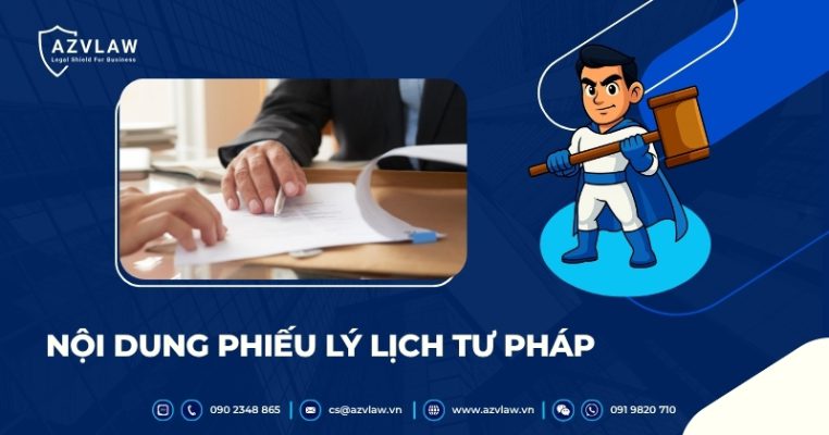 Nội dung phiếu lý lịch tư pháp