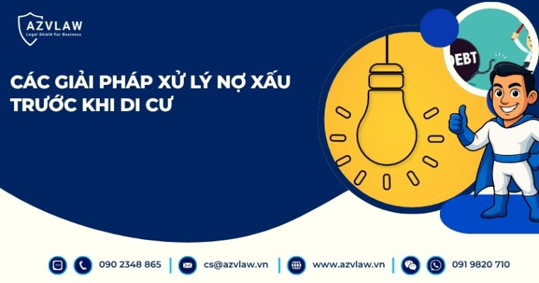 Các giải pháp xử lý nợ xấu trước khi di cư