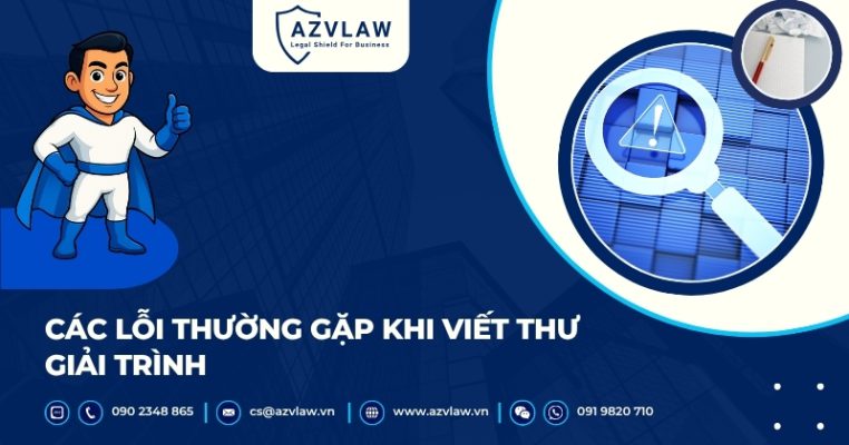 Các lỗi thường gặp khi viết thư giải trình