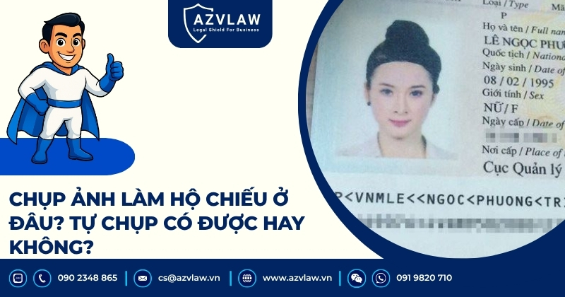 Chụp ảnh làm hộ chiếu ở đâu? Tự chụp có được hay không?