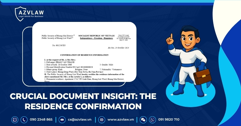 Crucial Document Insight: The Residence Confirmation