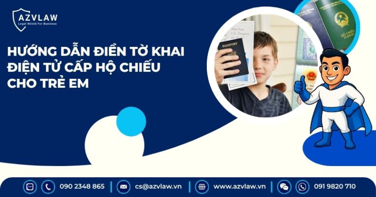 Hướng dẫn điền tờ khai điện tử cấp hộ chiếu cho trẻ em