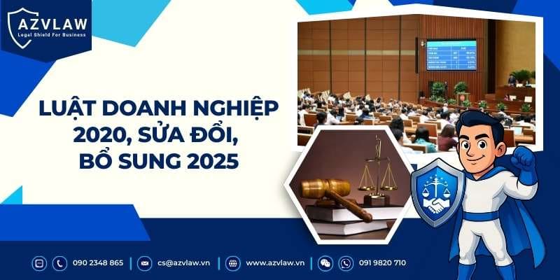 Luật doanh nghiệp 2020, sửa đổi, bổ sung 2025