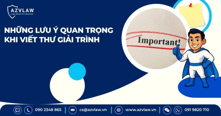 Những lưu ý quan trọng khi viết thư giải trình