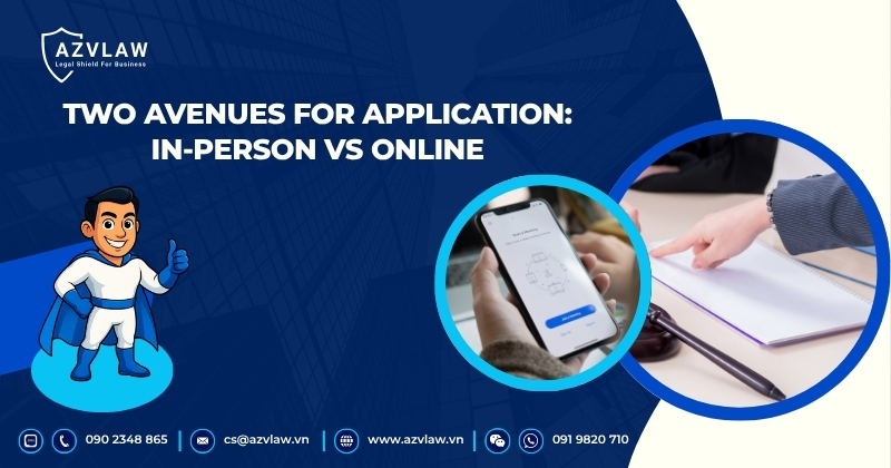 Two Avenues for Application: In-Person vs Online