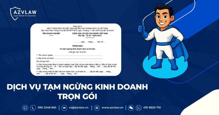 Dịch vụ tạm ngừng kinh doanh trọn góI