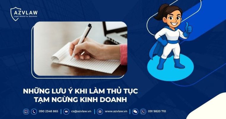 Những lưu ý khi làm thủ tục tạm ngừng kinh doanh