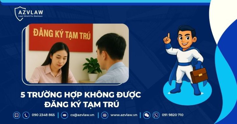 5 trường hợp không được đăng ký tạm trú