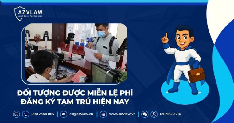 Đối tượng được miễn lệ phí đăng ký tạm trú hiện nay