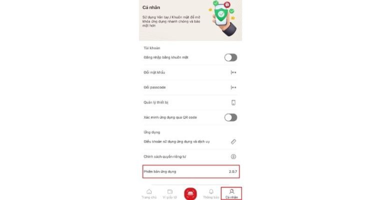 Kiểm tra phiên bản