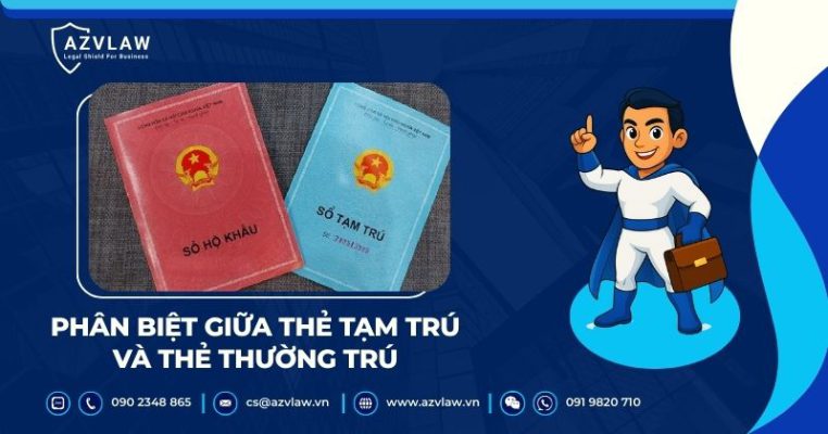 Phân biệt giữa thẻ tạm trú và thẻ thường trú