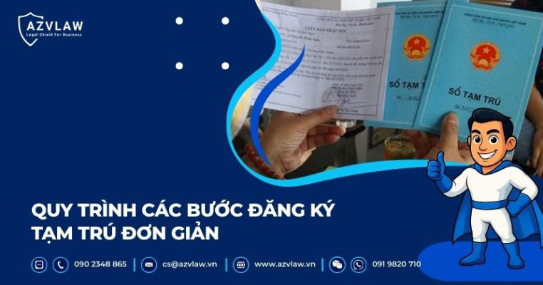 Quy trình các bước đăng ký tạm trú đơn giản