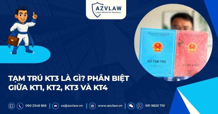 Tạm trú KT3 là gì? Phân biệt giữa KT1, KT2, KT3 và KT4