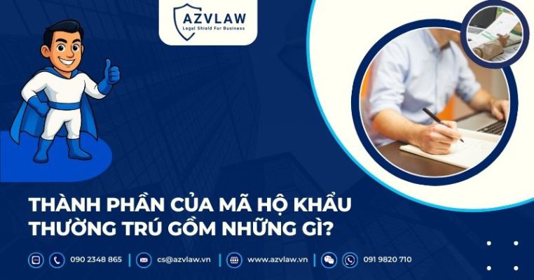 Thành phần của mã hộ khẩu thường trú gồm những gì?