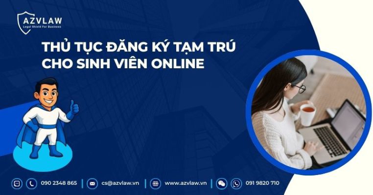 Thủ tục đăng ký tạm trú cho sinh viên online