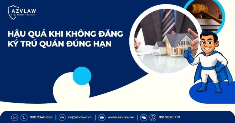 Hậu quả khi không đăng ký trú quán đúng hạn