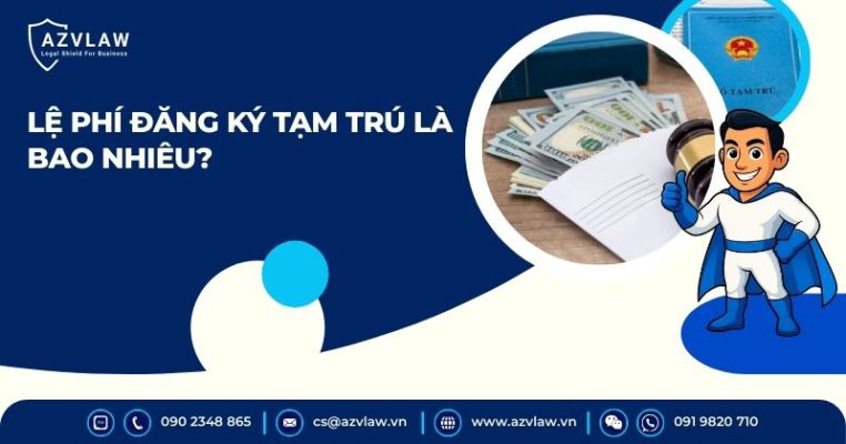 Lệ phí đăng ký tạm trú là bao nhiêu?