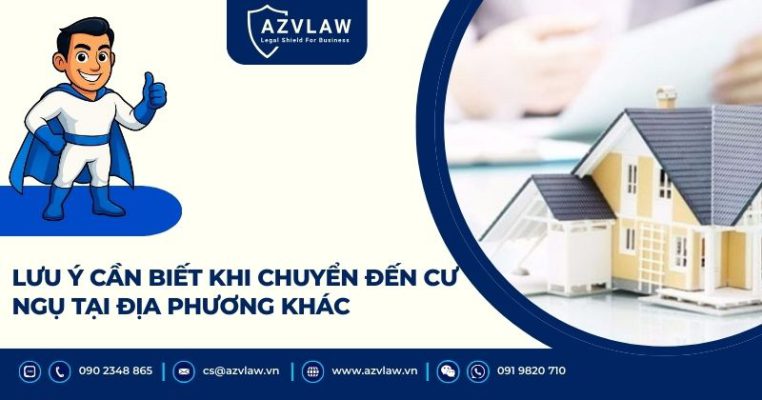 Lưu ý cần biết khi chuyển đến cư ngụ tại địa phương khác