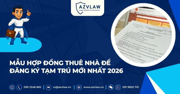 Mẫu hợp đồng thuê nhà để đăng ký tạm trú mới nhất 2026
