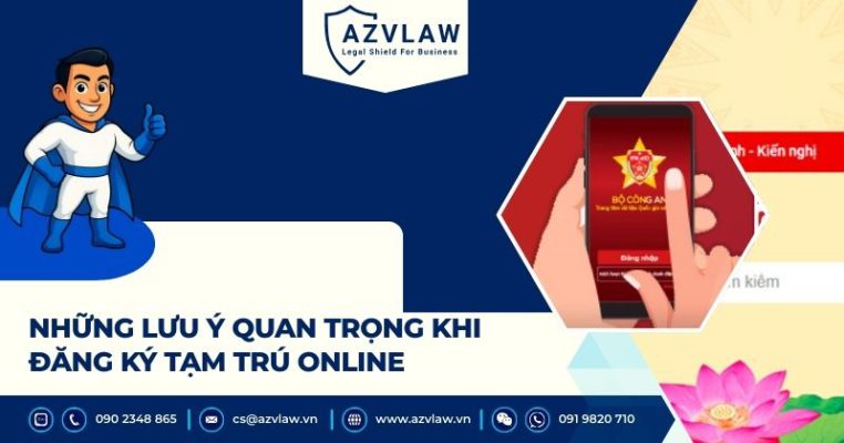 Những lưu ý quan trọng khi đăng ký tạm trú online