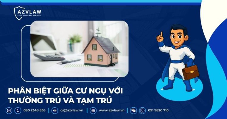 Phân biệt giữa cư ngụ với thường trú và tạm trú