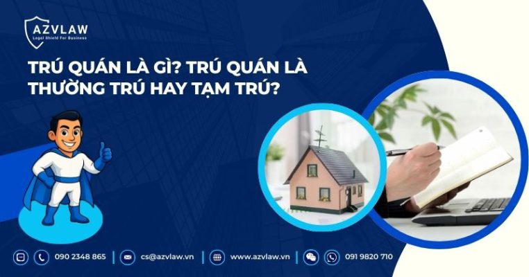 Trú quán là gì? Trú quán là thường trú hay tạm trú?