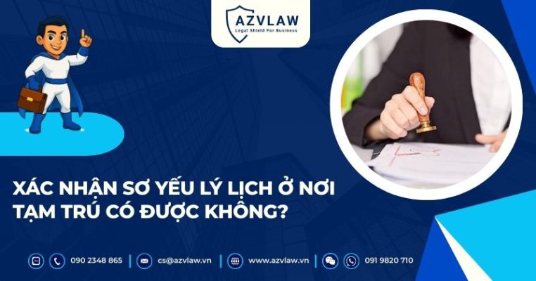 Xác nhận sơ yếu lý lịch ở nơi tạm trú có được không?