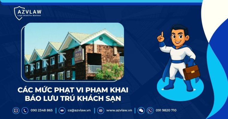 Các mức phạt vi phạm khai báo lưu trú khách sạn
