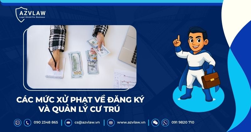 Các mức xử phạt về đăng ký và quản lý cư trú