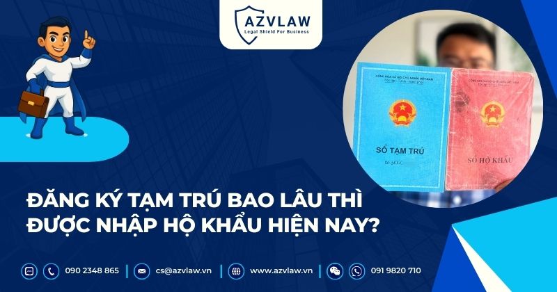 Đăng ký tạm trú bao lâu thì được nhập hộ khẩu hiện nay?