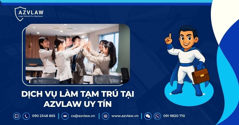 Dịch vụ làm tạm trú tại AZVLAW uy tín