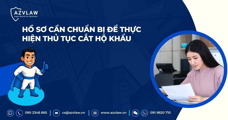 Hồ sơ cần chuẩn bị để thực hiện thủ tục cắt hộ khẩu