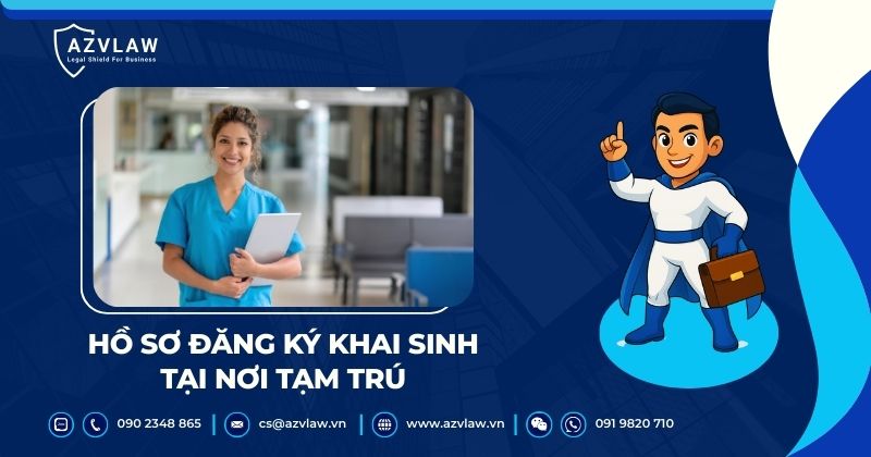 Hồ sơ đăng ký khai sinh tại nơi tạm trú