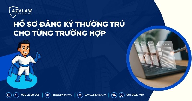 Hồ sơ đăng ký thường trú cho từng trường hợp