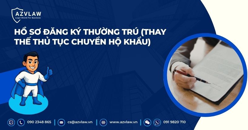 Hồ sơ đăng ký thường trú (thay thế thủ tục chuyển hộ khẩu)