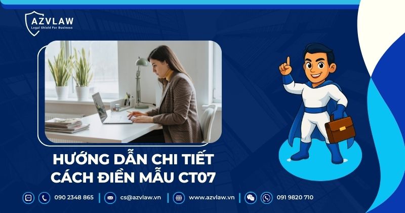 Hướng dẫn chi tiết cách điền mẫu CT07